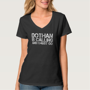 T-shirt Dothan Al Alabama Funny City Trip Accueil Racines