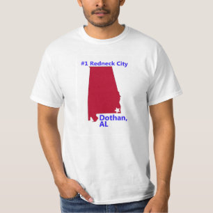 T-shirt Dothan est la ville du plouc #1 en Alabama