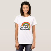 T-shirt Double arc-en-ciel (accessoires) (Devant entier)