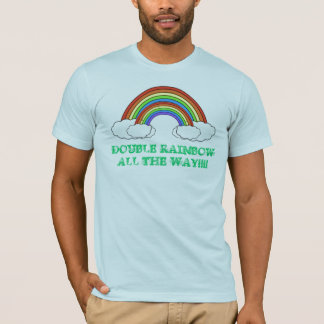 T-SHIRT DOUBLE ARC-EN-CIEL COMPLÈTEMENT