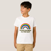 T-shirt Double arc-en-ciel. COMPLÈTEMENT ! ! (Devant entier)