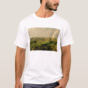 T-shirt Double arc-en-ciel sur le canyon peint de Théodor
