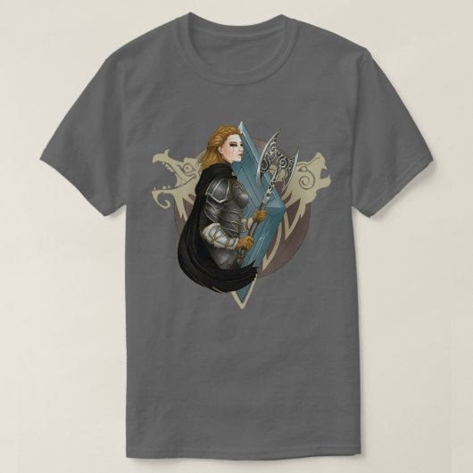 T-shirt Double axe impérial (Design devant)