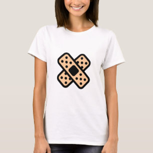 T-shirt double bande-aide