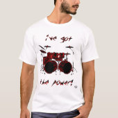 T-shirt Double Bass Drum Power! (Devant)