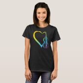 T-shirt Double Basse Coeur Double Baid Double Basse Premi (Devant entier)