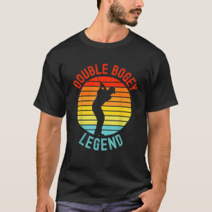 T-shirt Double Bogey Legend Golf Lover Golfer Player Mens