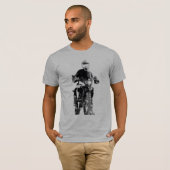 T-shirt Double chemise de moto de sport (Devant entier)