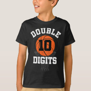 T-shirt Double chiffres Anniversaire Décorations Garçon 10