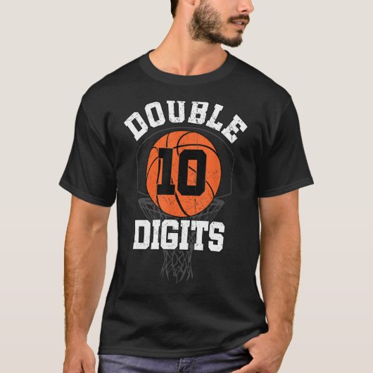 T-shirt Double chiffres Décorations d'anniversaire garçon (Devant)