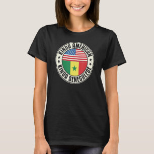T-shirt Double citoyenneté Américaine Sénégalaise Sénégal