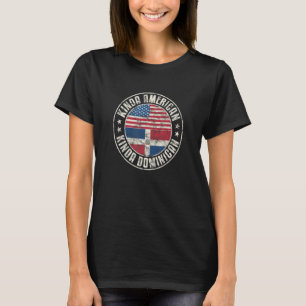 T-shirt Double citoyenneté Amérique République Dominicaine
