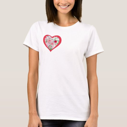 T-shirt double coeur (Devant)