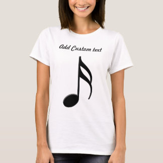 T-shirt Double croche - symbole de musique de seizième