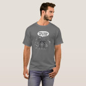 T-shirt Double difficulté à la moitié du sens (Devant entier)