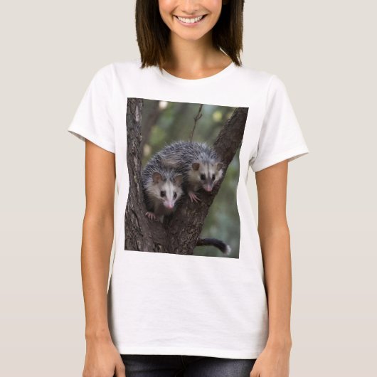 T-shirt Double difficulté dans la canopée : Sommes jumelle (Devant)