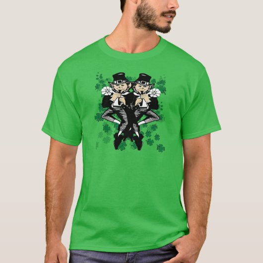 T-shirt Double difficulté Lucky Irish Twins (Devant)
