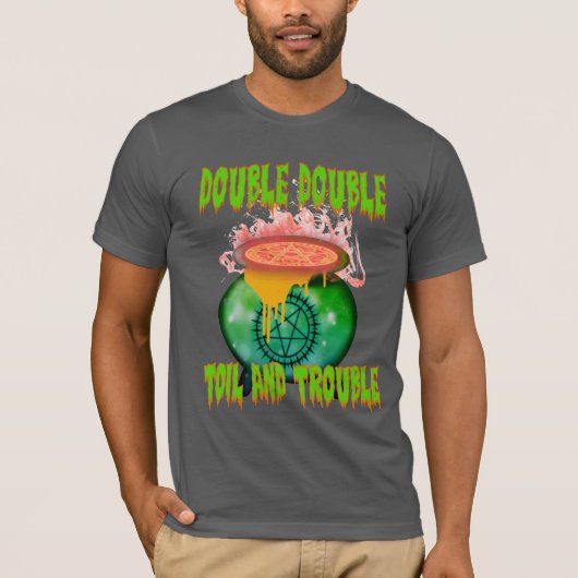 T-shirt "Double double huile et problème : Embrasser T-shi (Devant)