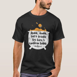 T-shirt Double double huile & Trouble Cauldron pour Hallow