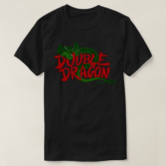 T-shirt Double dragon en détresse (Design devant)