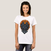 T-shirt Double dragon Inferno (Devant entier)