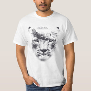 T-shirt Double exposed de Mountain