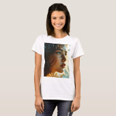 T-shirt Double exposition art femme (Devant entier)