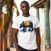 T-shirt Double exposition de l'ours