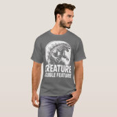 T-shirt Double Fonction de Créature WLVI Boston Rétro (2) (Devant entier)