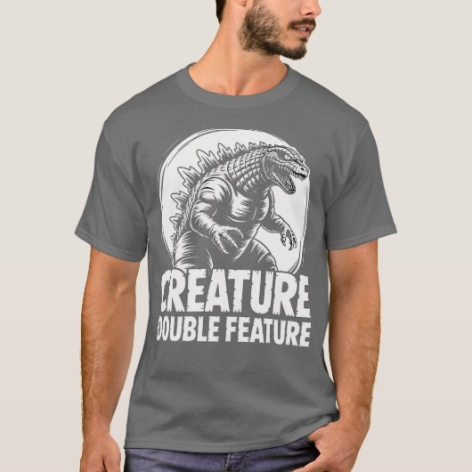 T-shirt Double Fonction de Créature WLVI Boston Rétro (2) (Devant)