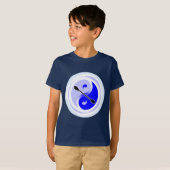 T-shirt Double lame de Yin-Yang (Devant entier)