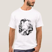 T-shirt Double lutte contre le dragon chinois Tee (Devant)