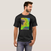 T-shirt Double négatif Clouds&Treetops par KLM (Devant entier)