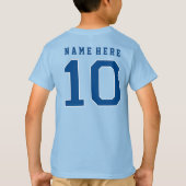 T-SHIRT DOUBLE NUMÉRO PERSONNALISÉ CLUB #10 ANNIVERSAIRE T (Dos)