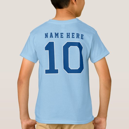 T-SHIRT DOUBLE NUMÉRO PERSONNALISÉ CLUB #10 ANNIVERSAIRE T (Dos)