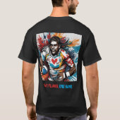 T-shirt "Double passion : Rugby Canada & Fidji" (Dos)