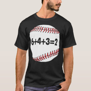 T-shirt Double Play Baseball Team 6 4 3 2 Baseball
