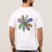 T-shirt Double problème du traitement SMA flower power (Dos)