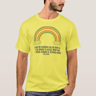 T-shirt Double signification d'arc-en-ciel