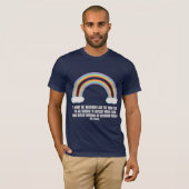 T-shirt Double signification d'arc-en-ciel (Devant entier)