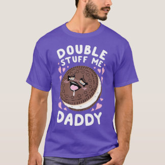 T-shirt Double Stuff Me Papa 