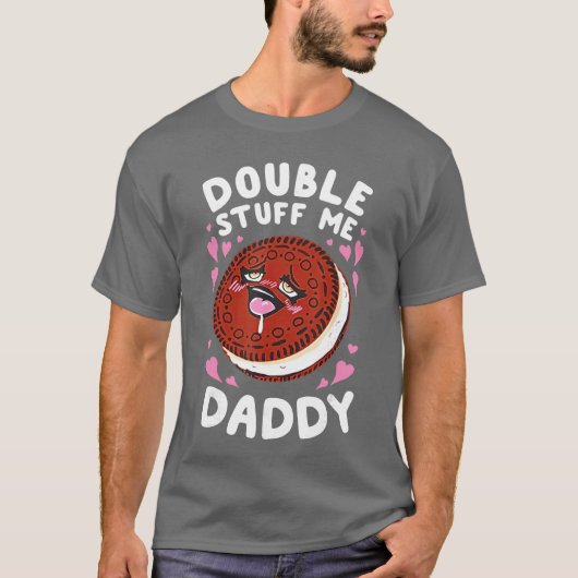T-shirt Double Stuff moi famille Papa (Devant)