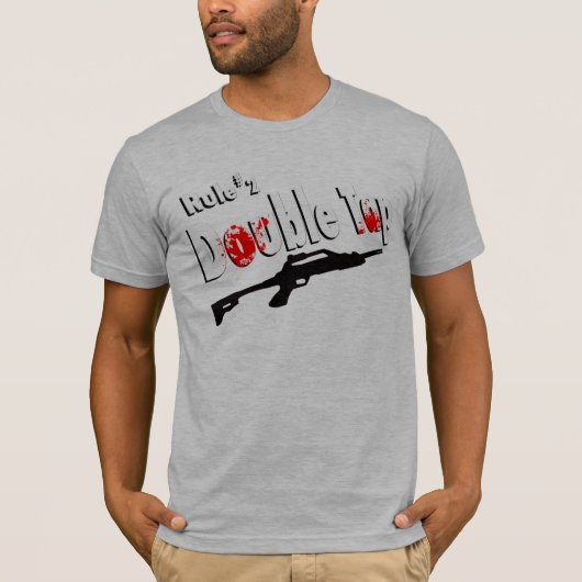 T-shirt Double tablette Zombie (Devant)