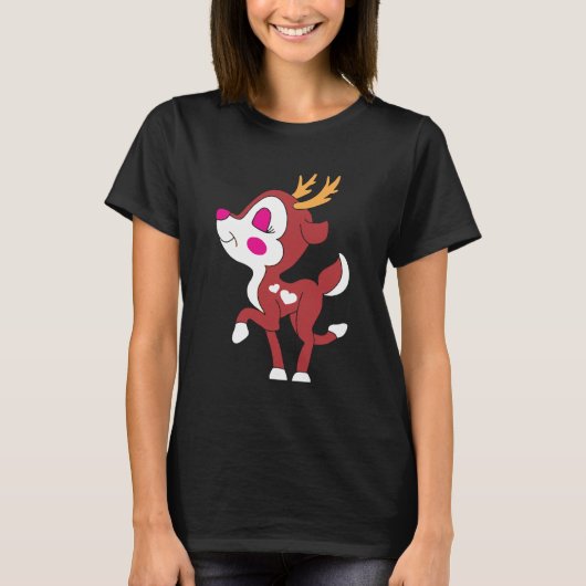 T-shirt Douce Bébé Gazelle (Devant)