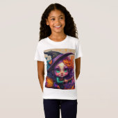T-Shirt Douce Bébé Sorcière (Devant entier)
