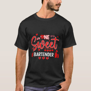 T-shirt Douce Byrtender Saint-Valentin Cœurs Fier Travail