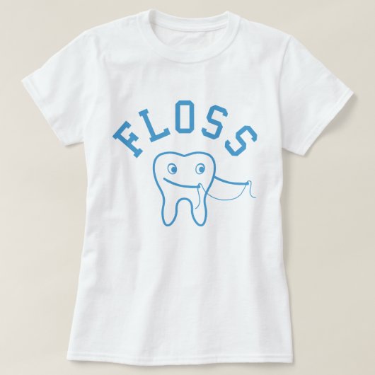 T-shirt Douce dent Floss (Design devant)