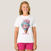 T-shirt Douce et mignonne (Devant entier)