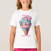 T-shirt Douce et mignonne (Devant)