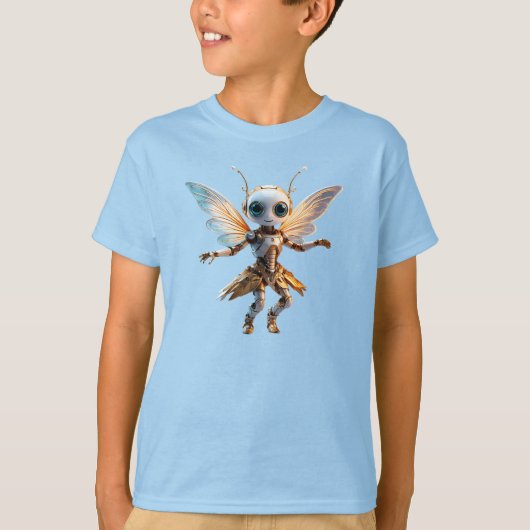 T-shirt Douce Fille Fourmi Robot Lutine Danseuse (Devant)